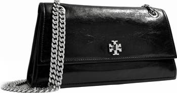 Kira Turnlock Leather Convertible Shoulder Bag