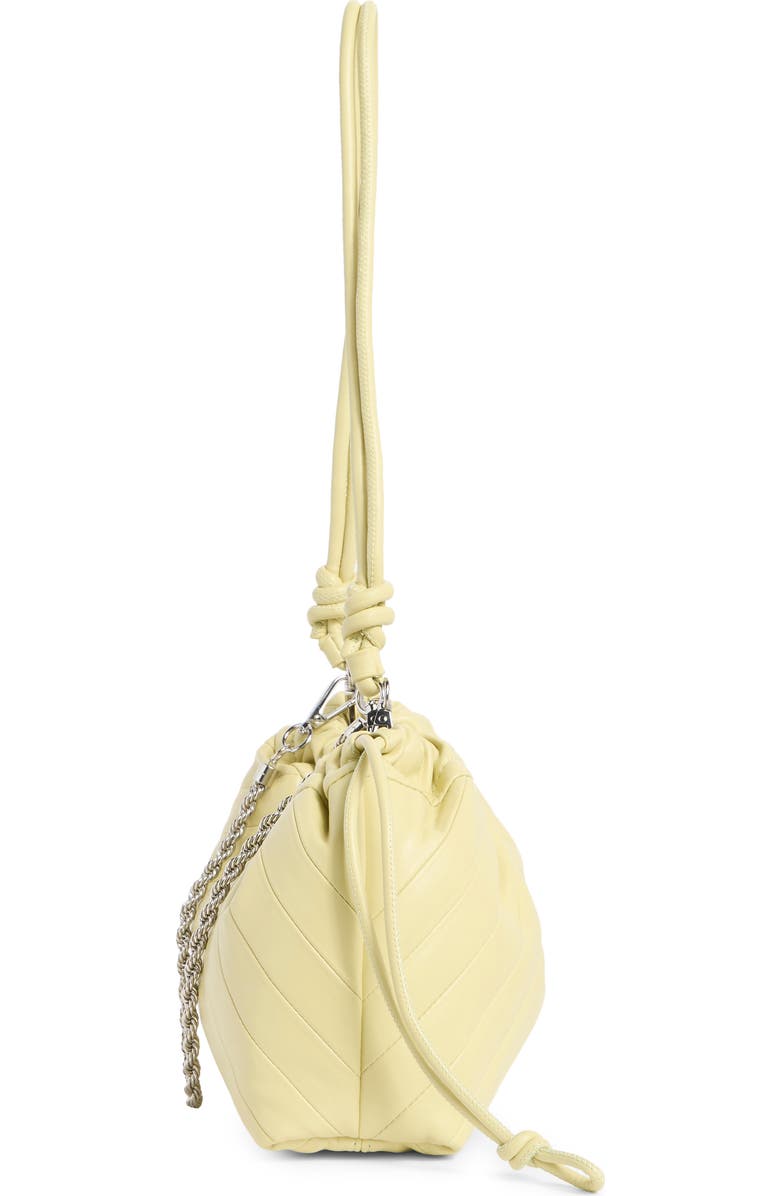 BCBG Drawstring Crossbody Bag, Alternate, color, Lemon