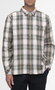 Barbour Hawthorn Plaid Brushed Cotton Button-Up Shirt