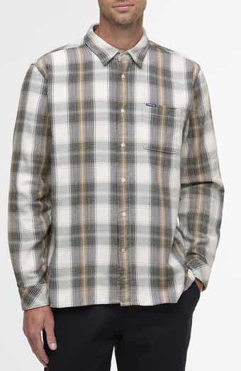 Barbour Hawthorn Plaid Brushed Cotton Button-Up Shirt