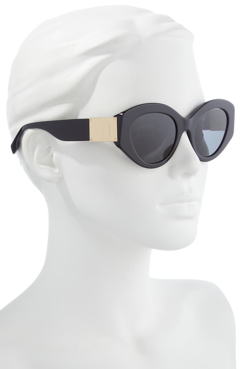 Burberry 51mm Cat Eye Sunglasses, Alternate, color, 