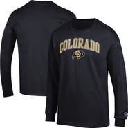 Champion Men's Champion  Black Colorado Buffaloes Arch Over Logo Long Sleeve T-Shirt