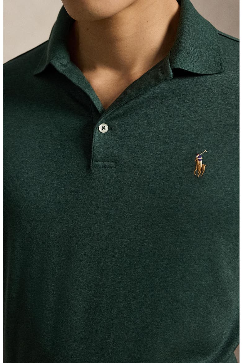 Classic Fit Solid Cotton Polo, Alternate, color, GREEN