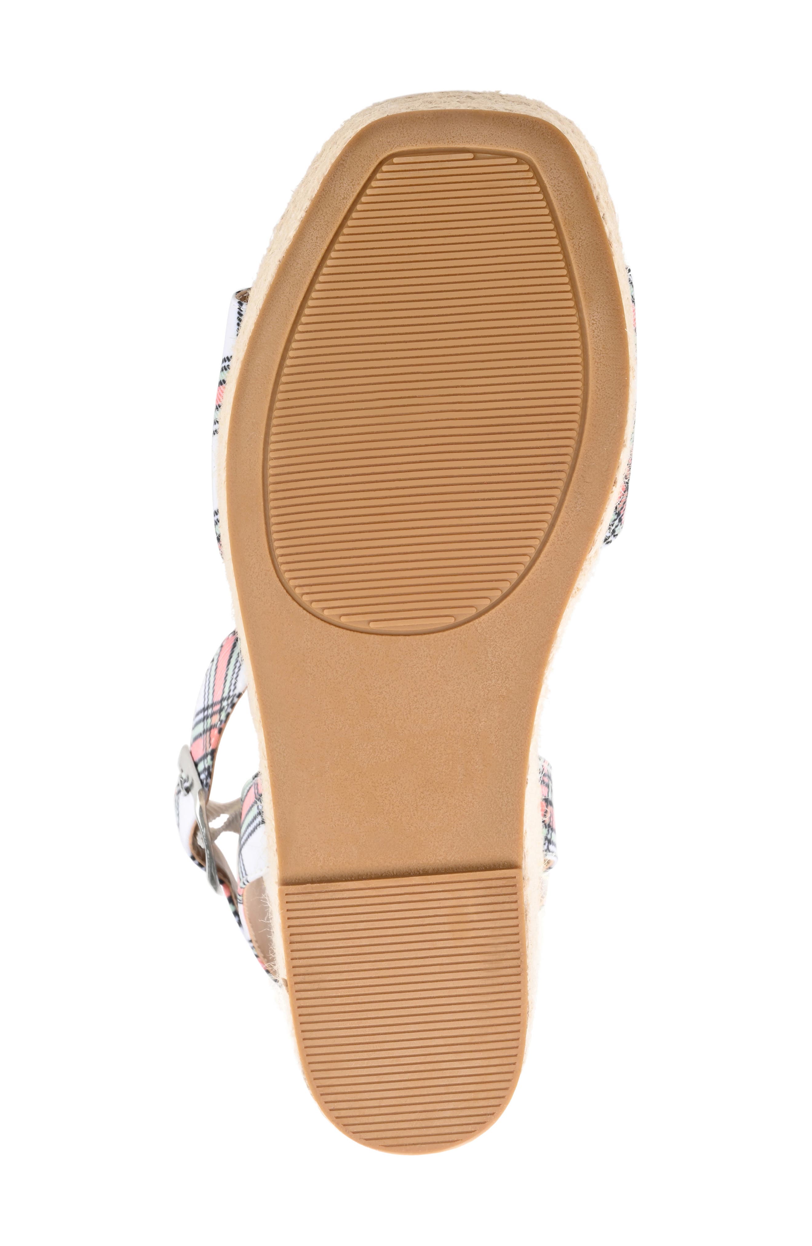 Journee Collection Pearrl Espadrille Platform Wedge Sandal, Alternate, color, Green