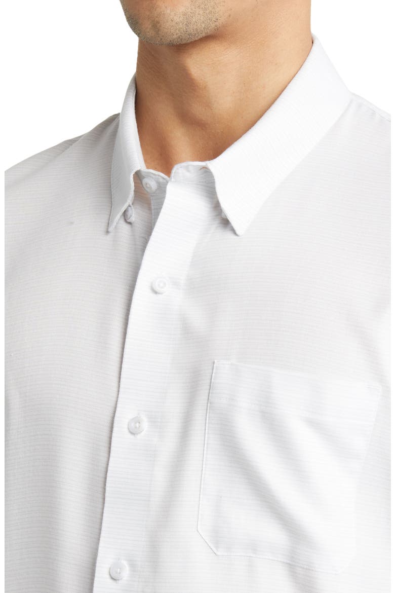 Little Leary Button-Up Shirt, Alternate, color, HEATHER LIGHT GREY