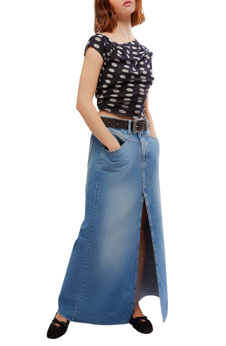 Free People Luna Print Crop Top, Alternate, color, 