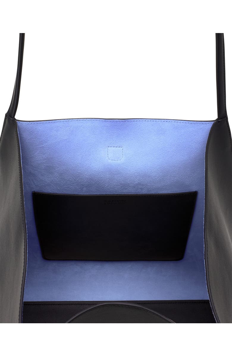 Lanvin Concerto Arpège Leather Tote Bag, Alternate, color, Black