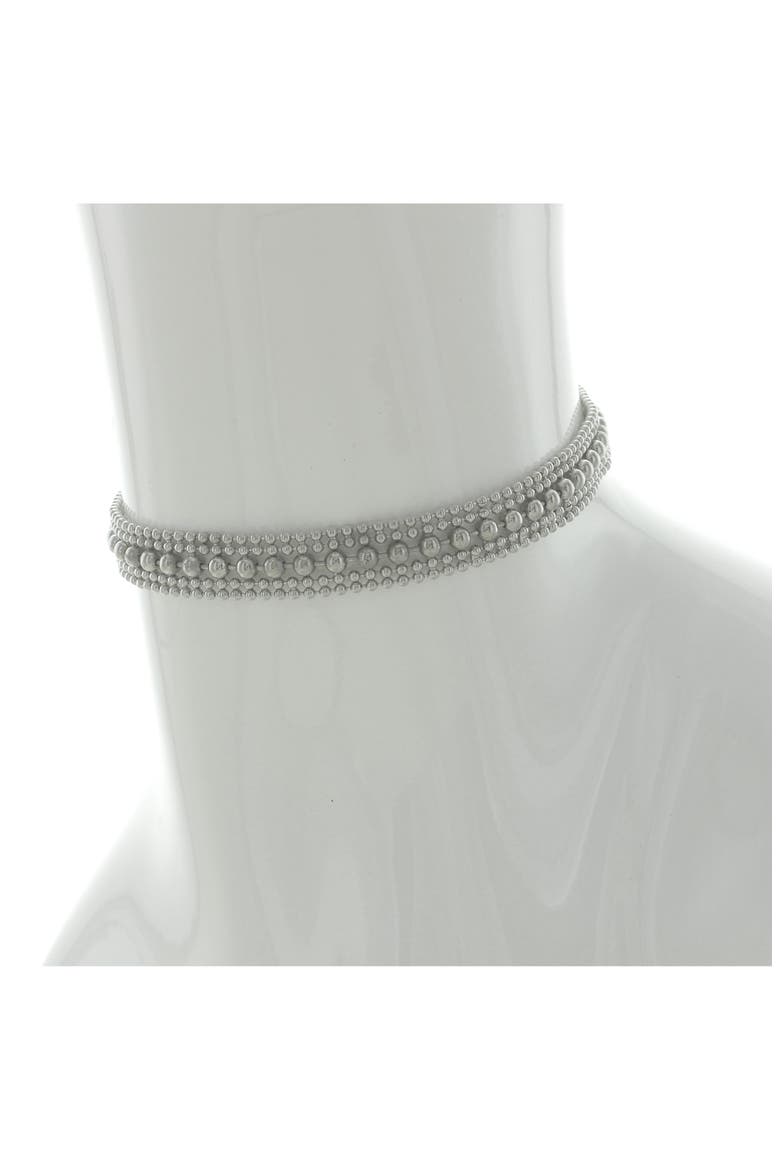Kiara Choker Necklace, Alternate, color, SILVER