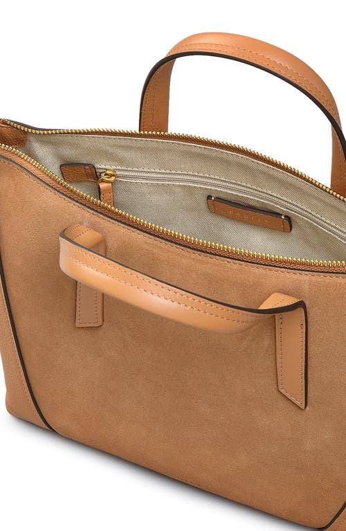 Radley Kendal Medium Zip Leather Satchel In Yellow