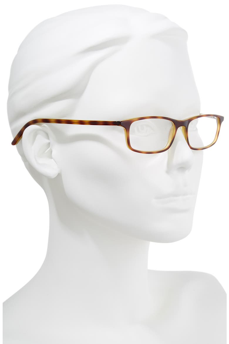 jodie 50mm reading glasses, Alternate, color, HAVANA GREEN