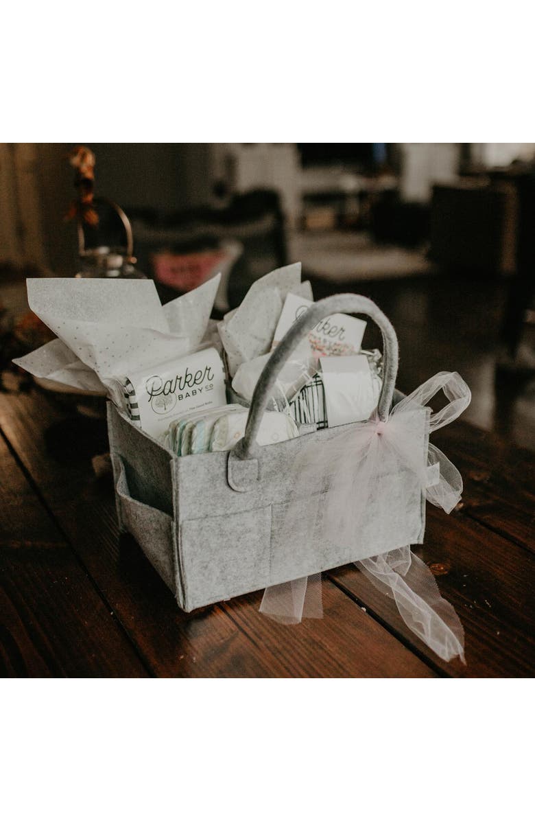 Parker Baby Co. Diaper Caddy, Alternate, color, Gray