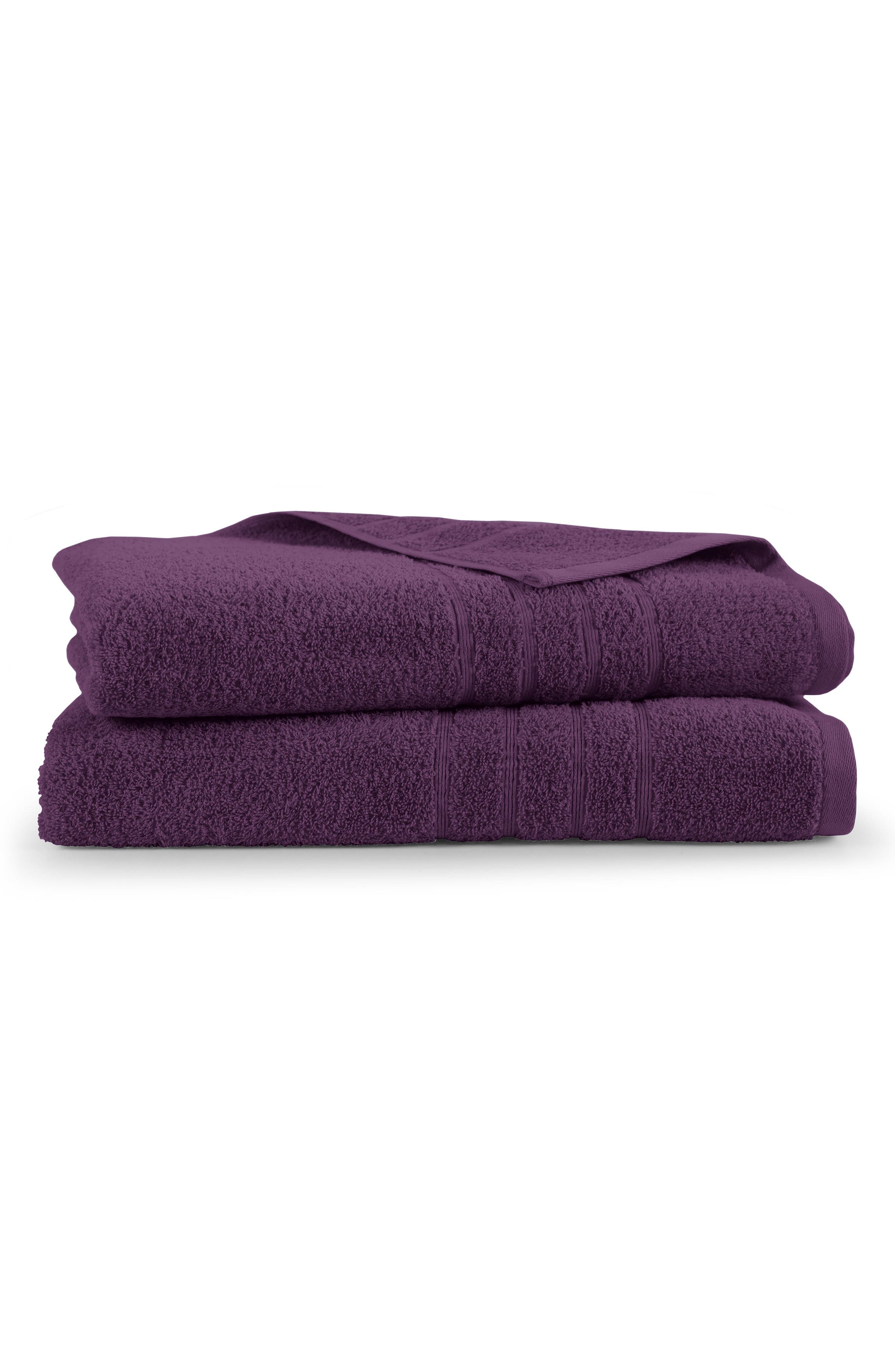 Martex Ultimate 2-piece Bath Towel Set In Purple