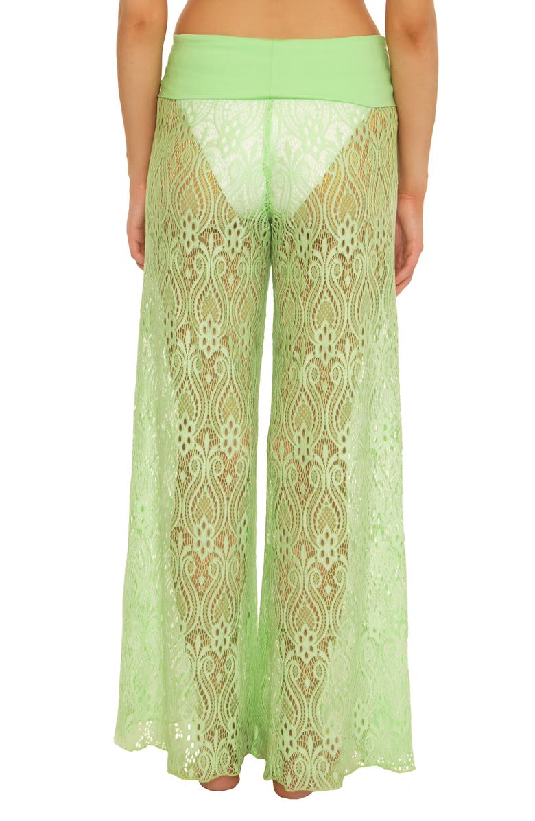 Isabella Rose Roll Waist Lace Cover-Up Pants, Alternate, color, 
