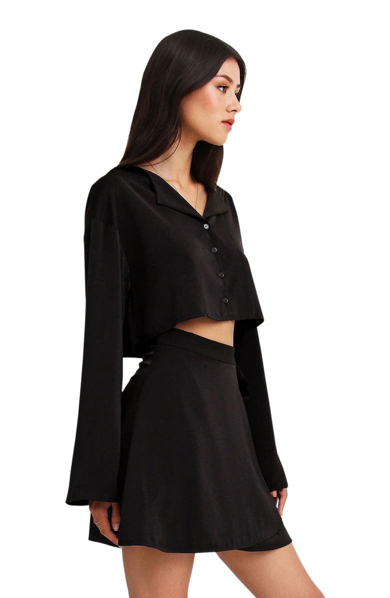 Belle & Bloom Before You Go Top, Alternate, color, Black