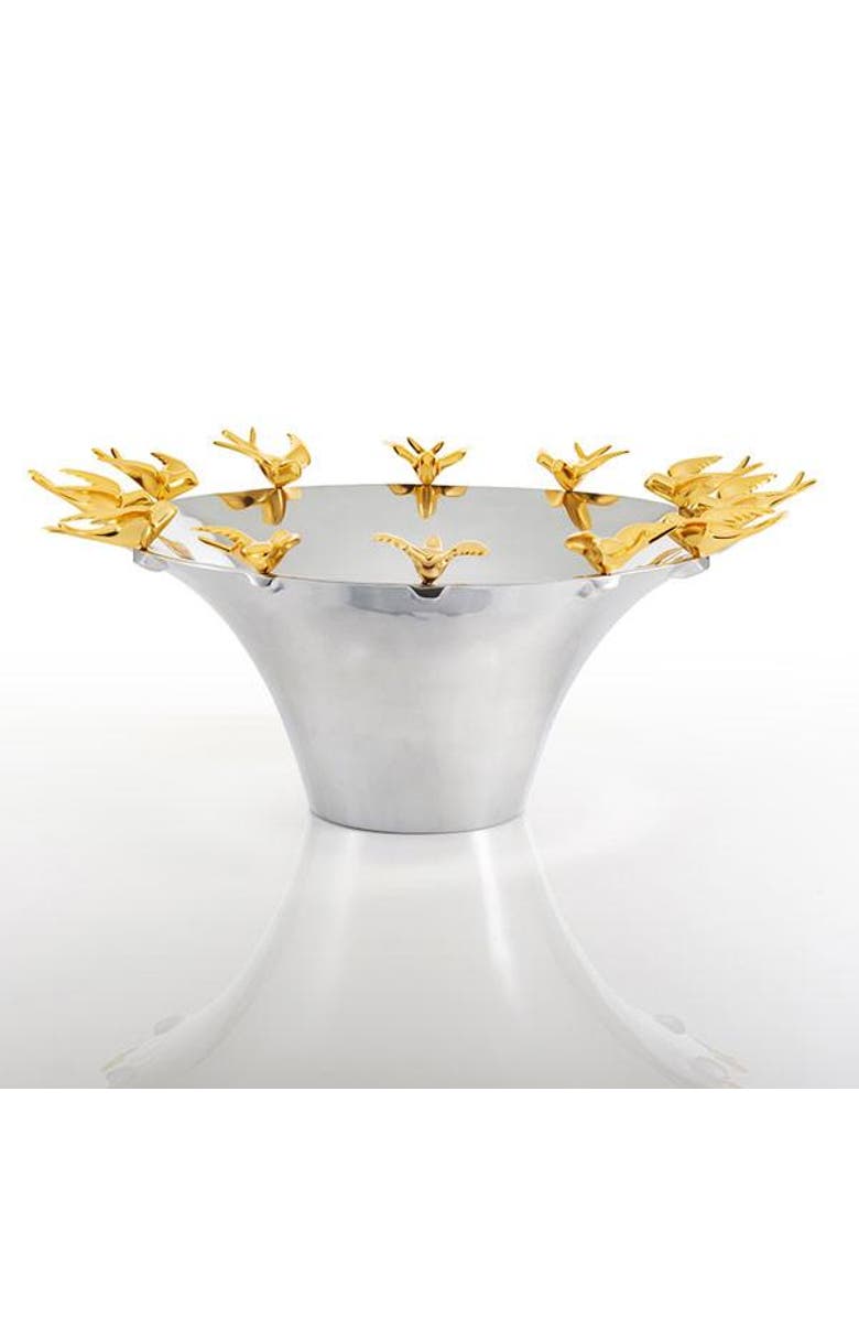 Lunares Limited Edition 'Doves Of Peace', Main, color, Silver & Gold