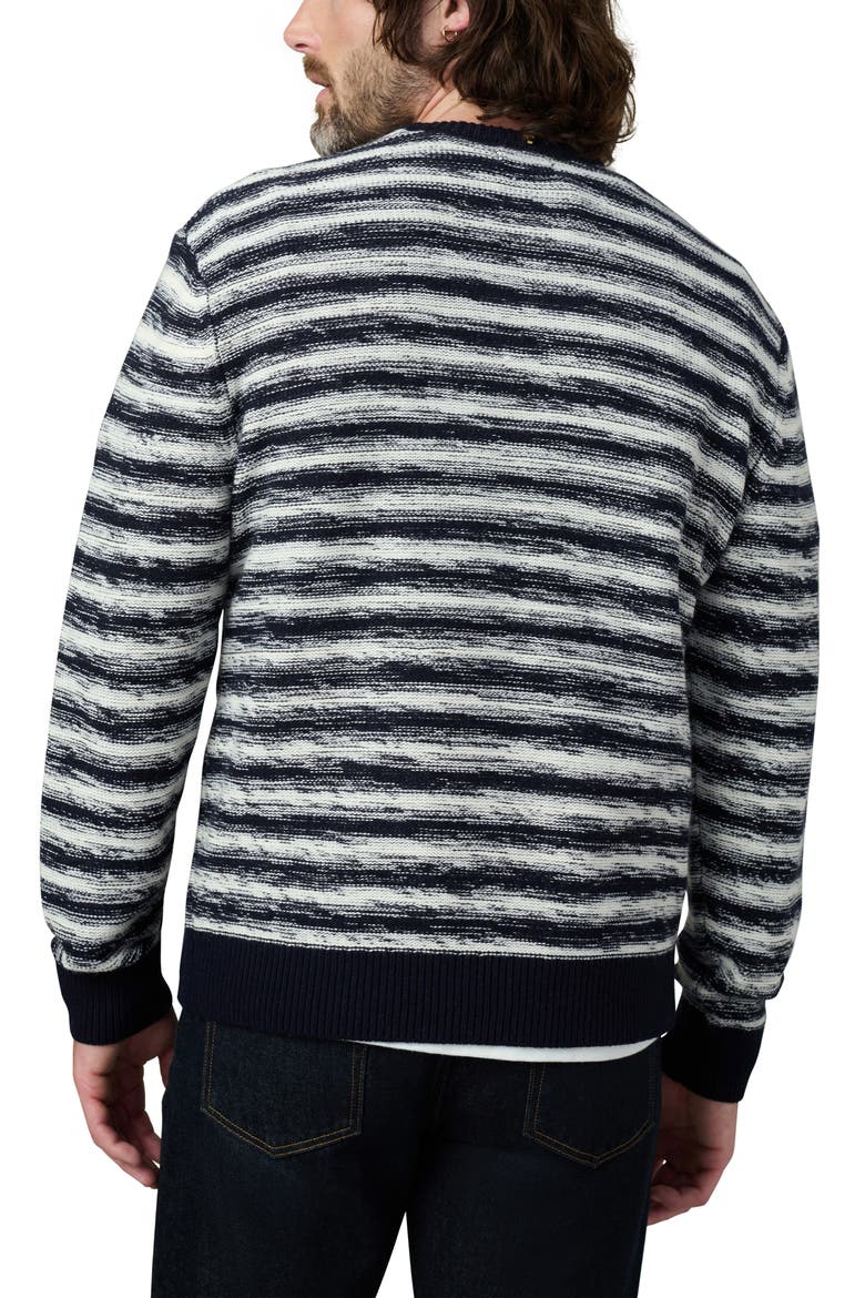 Drew Stripe Textured Sweater, Alternate, color, OMBRE STRIPE