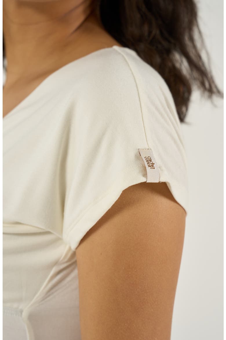 Maternity and nursing top Celia, Alternate, color, Natural