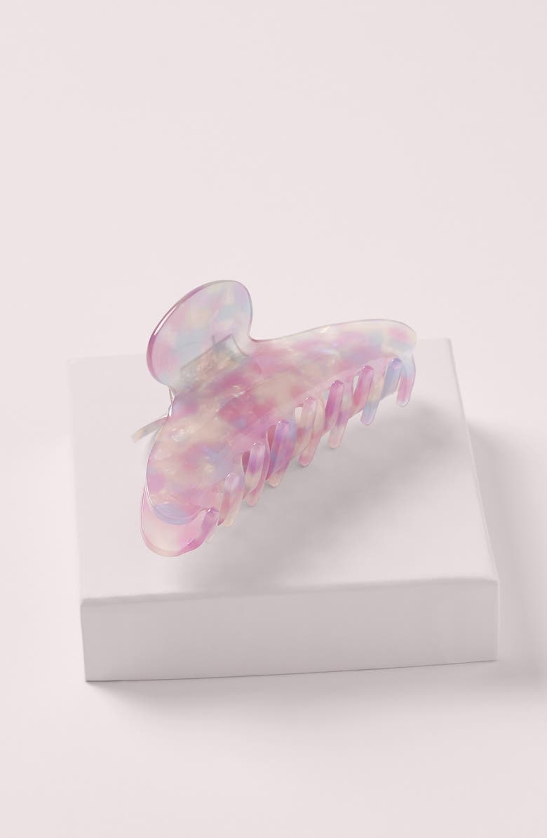 The Hair Edit Unicorn Marble Claw Clip, Alternate, color, 