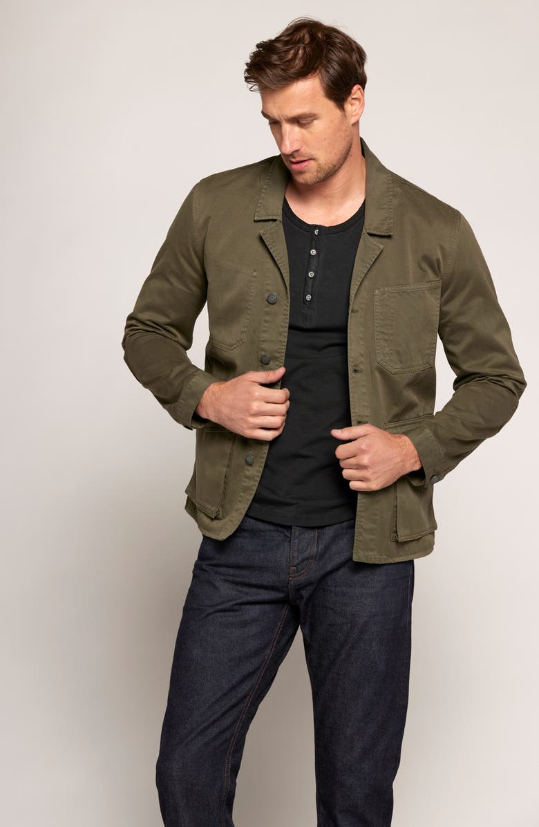 Current/Elliott Cotton Twill Utility Blazer, Alternate, color, 