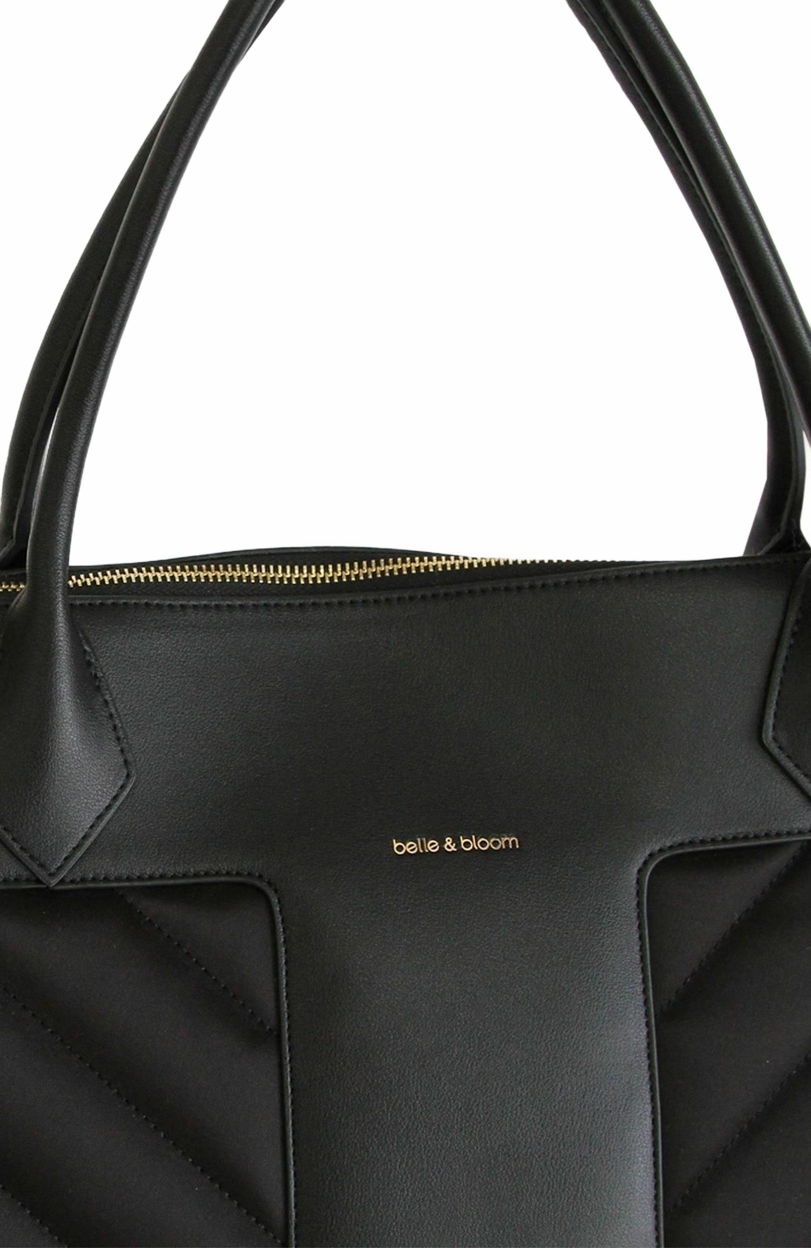 Belle & Bloom Meet Me in Paris Weekender Bag, Alternate, color, Black