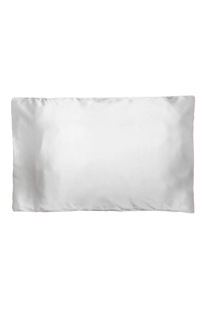 Tri Silk Blend Pillowcase, Main, color, WHITE