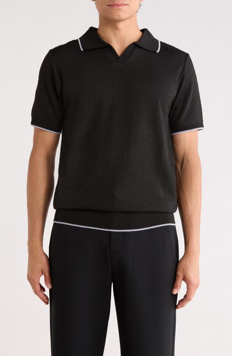 Johnny Collar Knit Polo Sweater