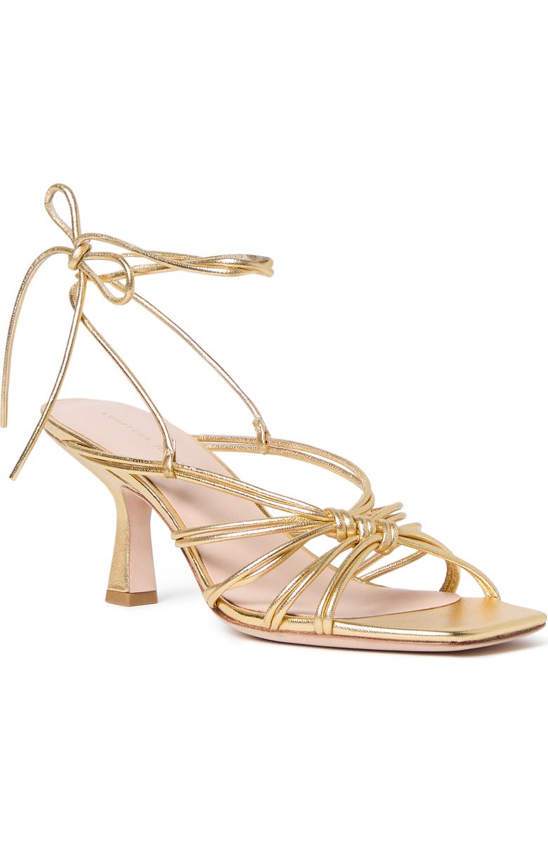 Loeffler Randall <p>Vivienne Lace Up Sandal (Women) </p>, Main, color, Gold