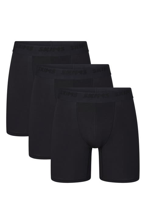 3-Pack 5-Inch Stretch Modal Boxer Briefs (Regular & Big)
