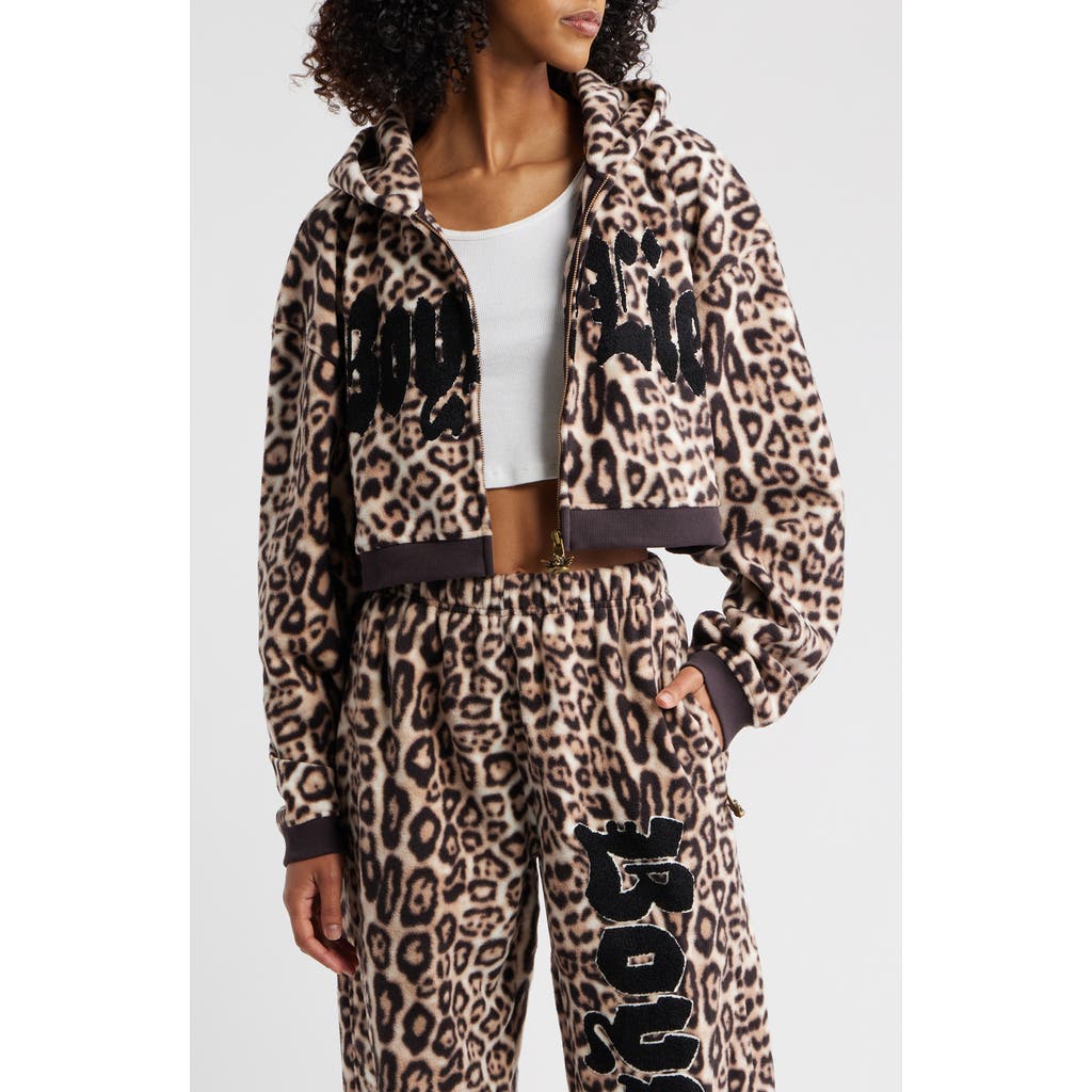 Boys Lie No One Likes A Cheetah Hoodie In Brown