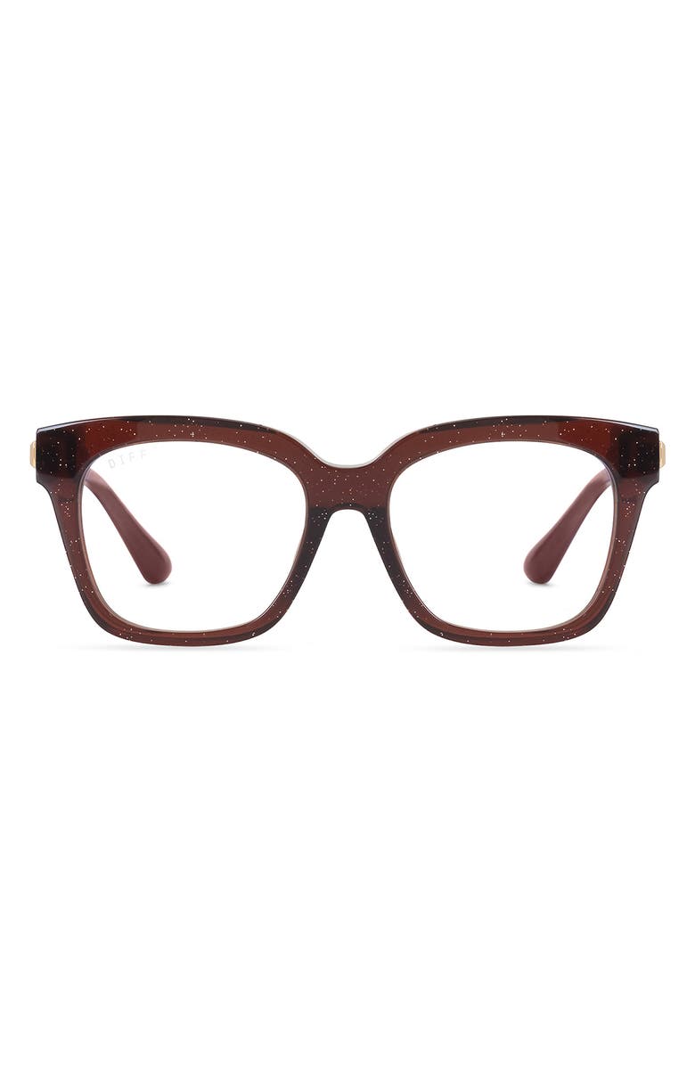 DIFF Bella 54mm Square Optical Glasses, Main, color,