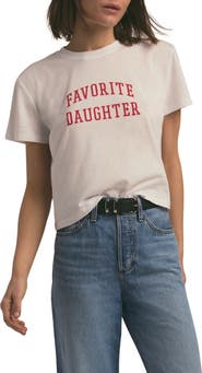 Favorite Daughter Cropped Collegiate Tee