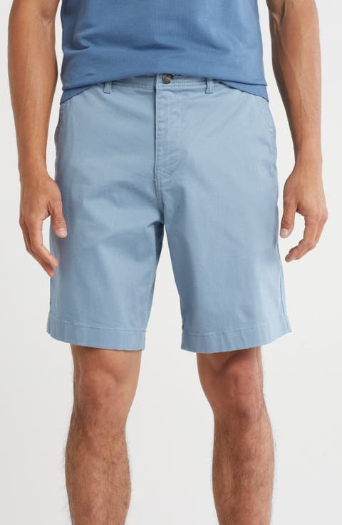 Stretch Cotton Sateen Chino Shorts