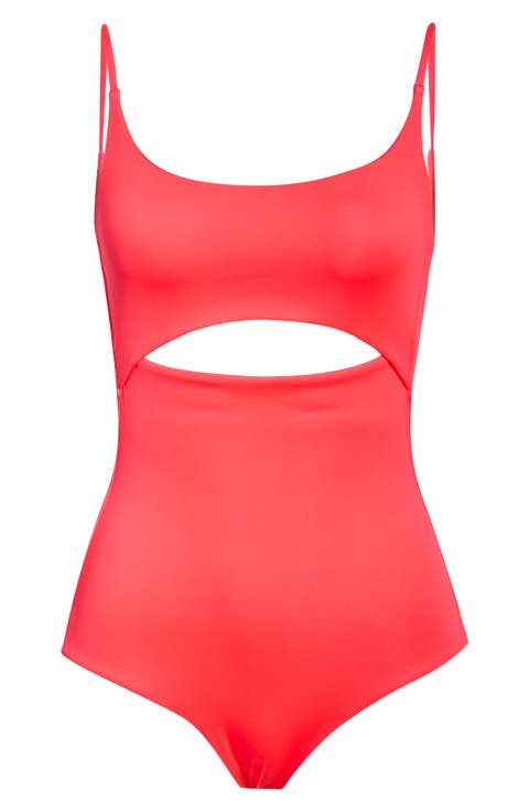 Peak Cutout One-Piece Swimsuit