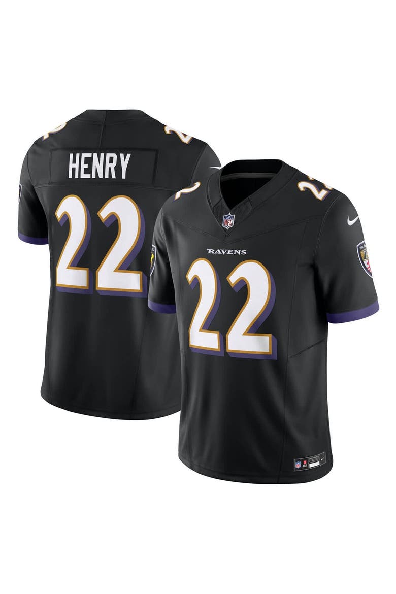 Men's Nike Derrick Henry Black Baltimore Ravens Vapor F.U.S.E. Limited Jersey, Main, color, Black