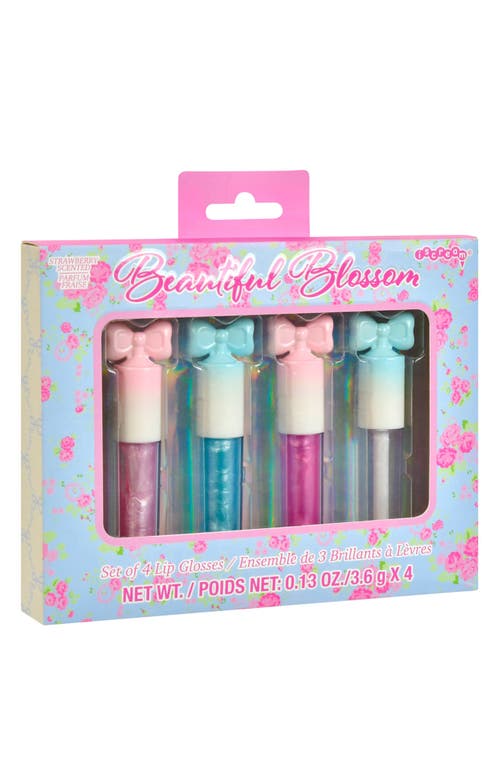 Iscream Kids' Beautiful Blossom Lip Gloss Set In Multi