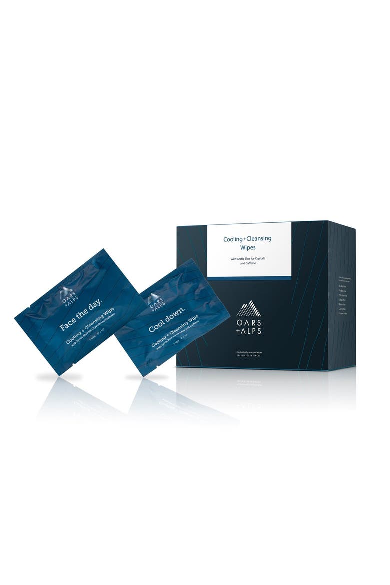 Cooling + Cleansing Wipes, Main, color, Blue
