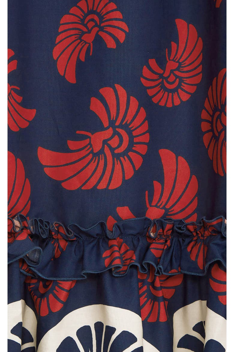 Capalbio Dress, Alternate, color, Palmetto Placée Navy