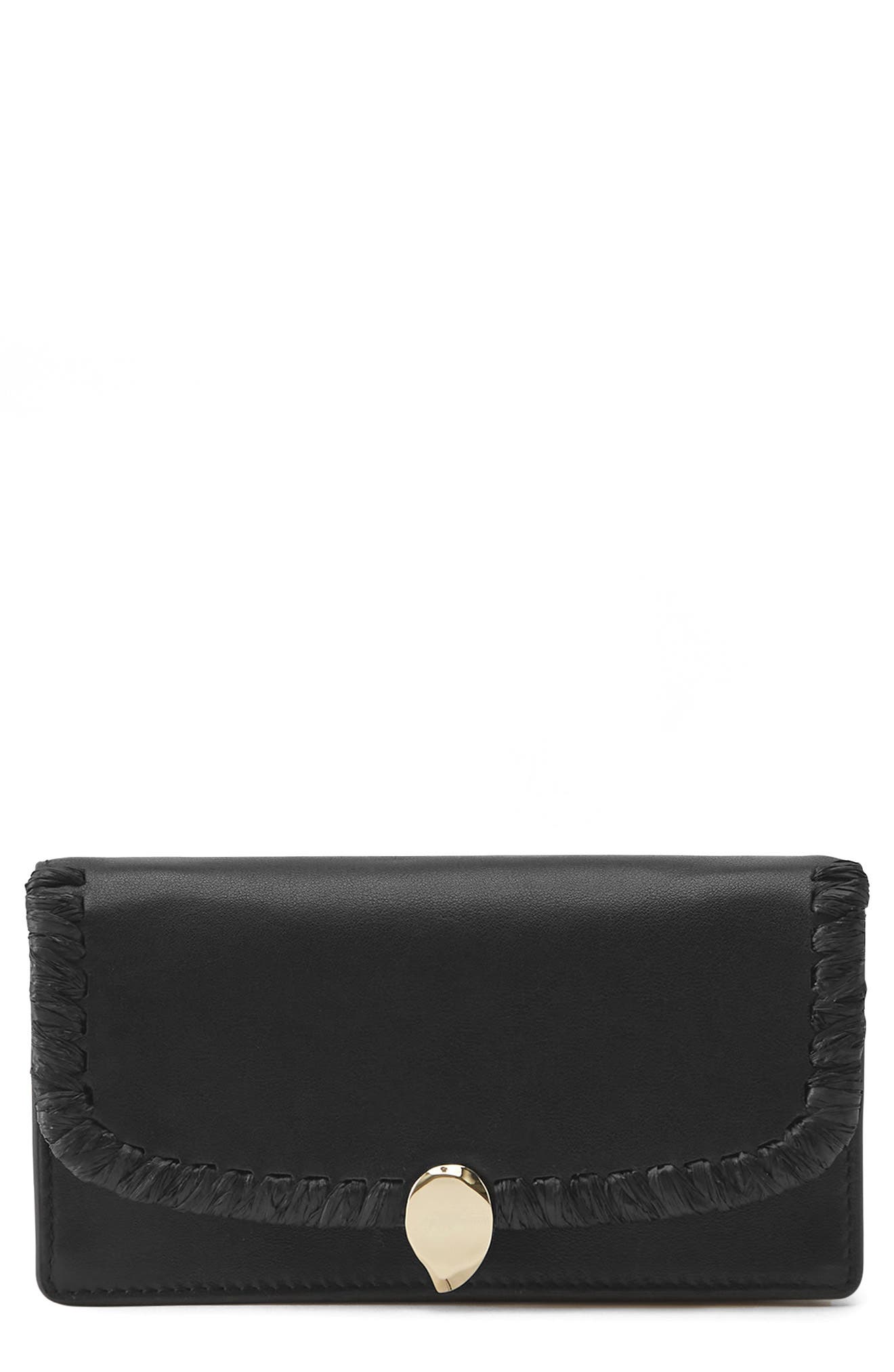Helen Kaminski Blisse Wallet Clutch, Main, color, Black