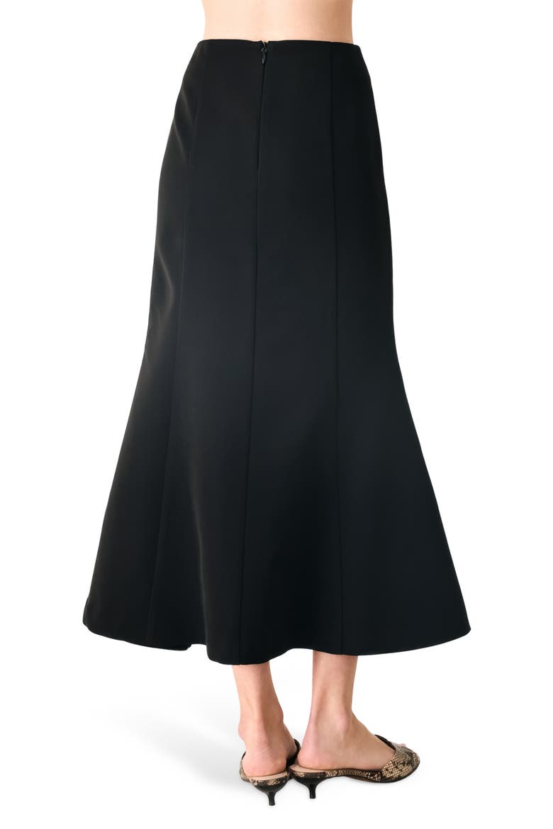 Midi Skirt, Alternate, color, BLACK