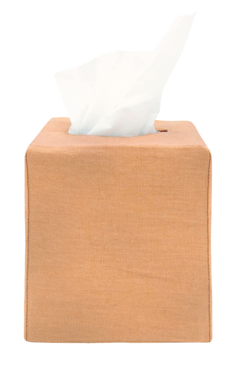 Pillowpia James Tissue Box Cover, Alternate, color, Fawn