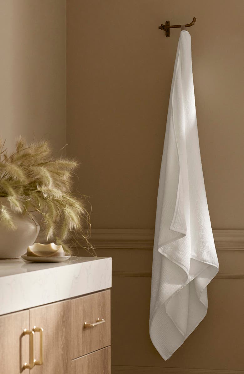 Boll & Branch Turkish Ultra Plush Organic Turkish Cotton Bath Towel, Alternate, color, White