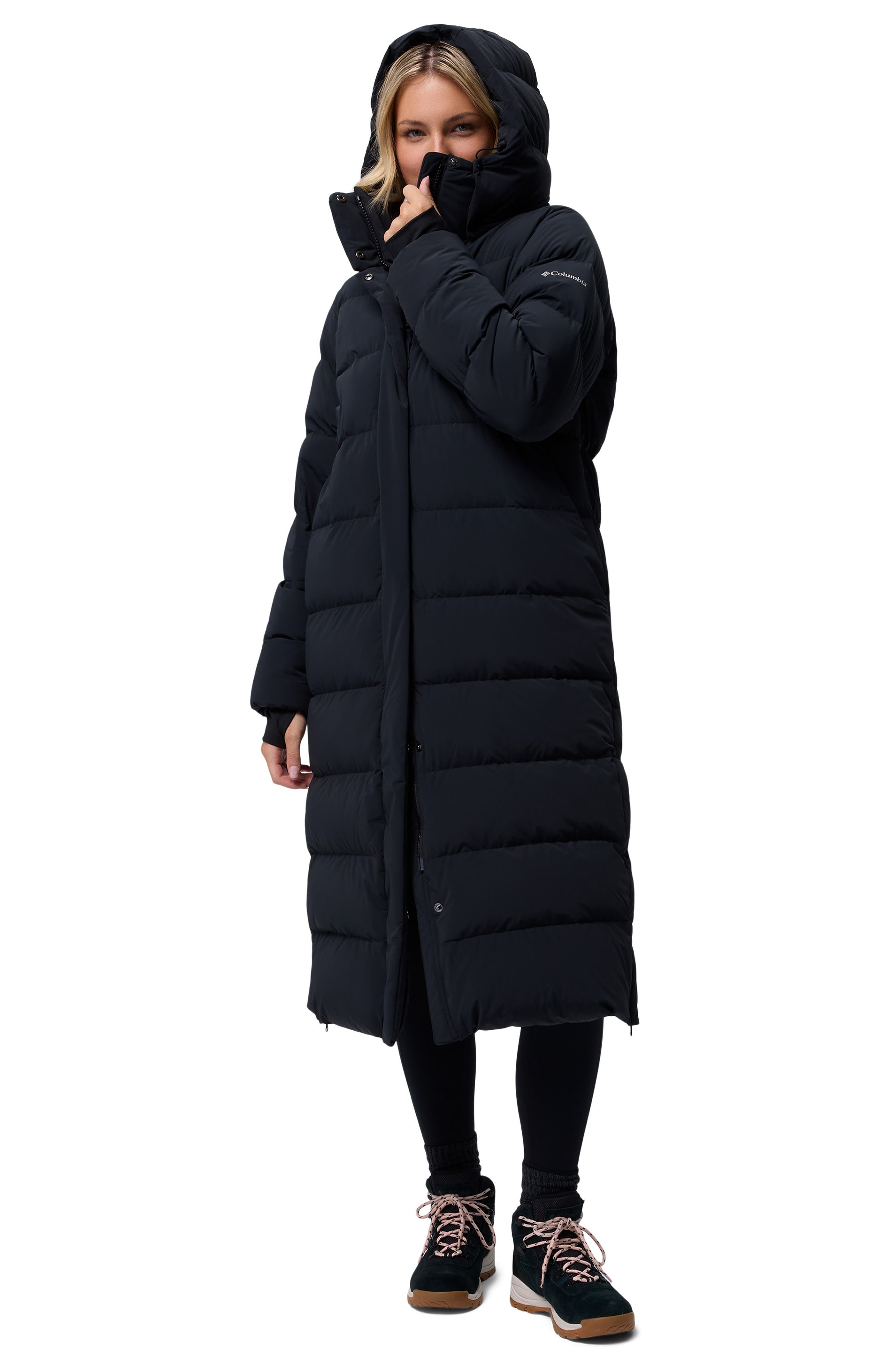 Columbia Amaze Puff Long Hooded Jacket (Women) | Nordstrom