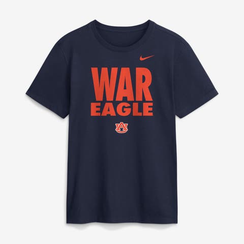 Men's Nike Navy Auburn Tigers 2026 Sideline Dri-FIT Slogan T-Shirt