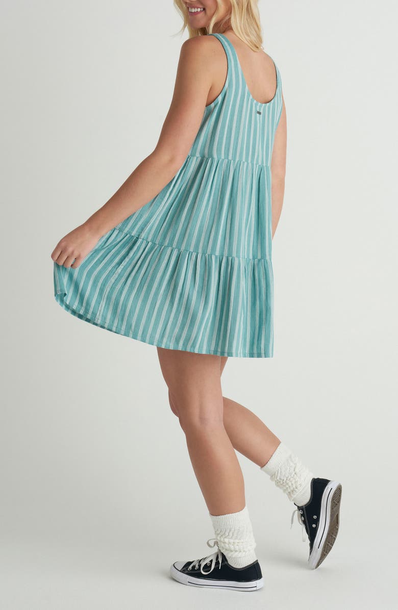 Hurley Hidden Treasures Babydoll Minidress, Alternate, color, Reef Waters