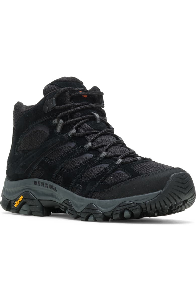 Merrell Moab 3 Mid Waterproof Hiking Shoe, Main, color,