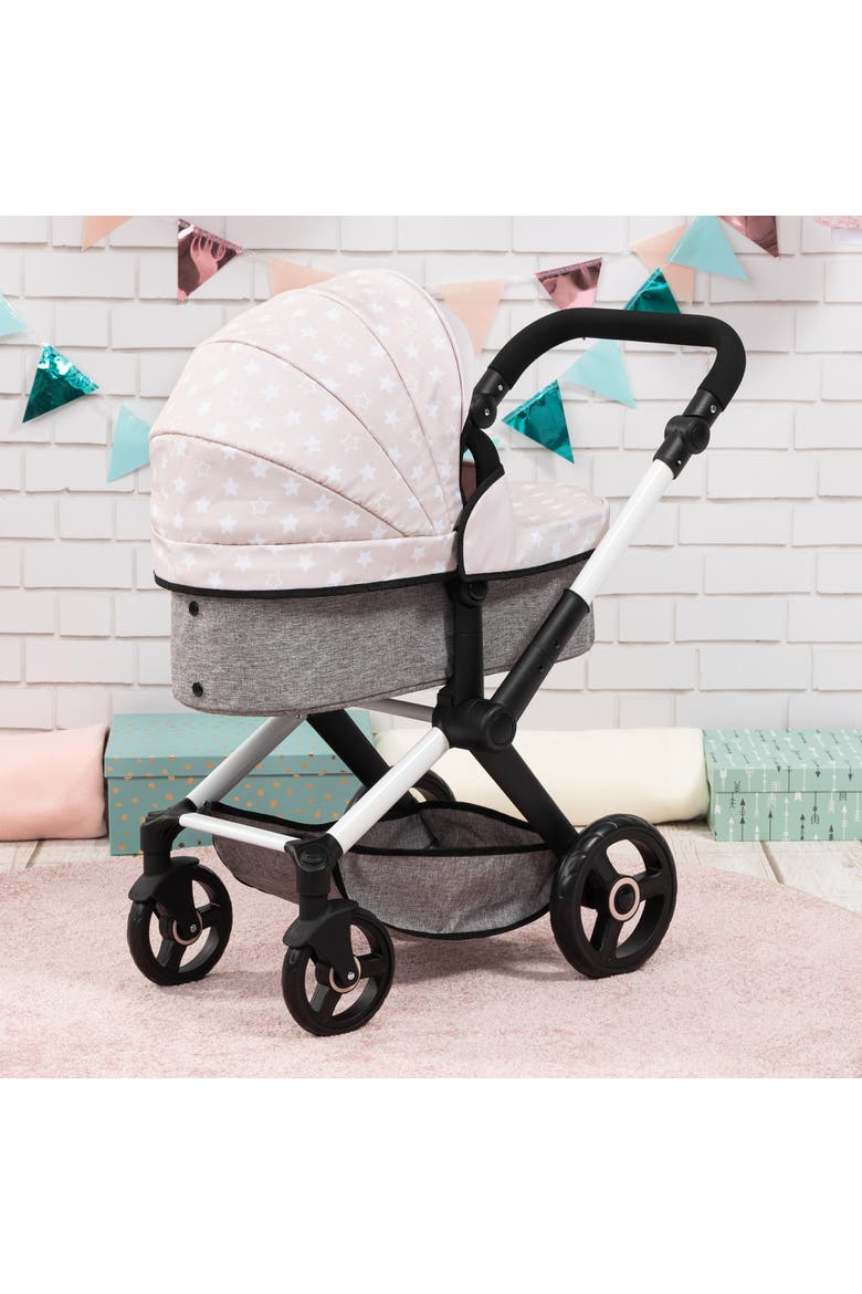 Pram Xeo, For Dolls Up to 18", Ages 3+, Alternate, color, Gray