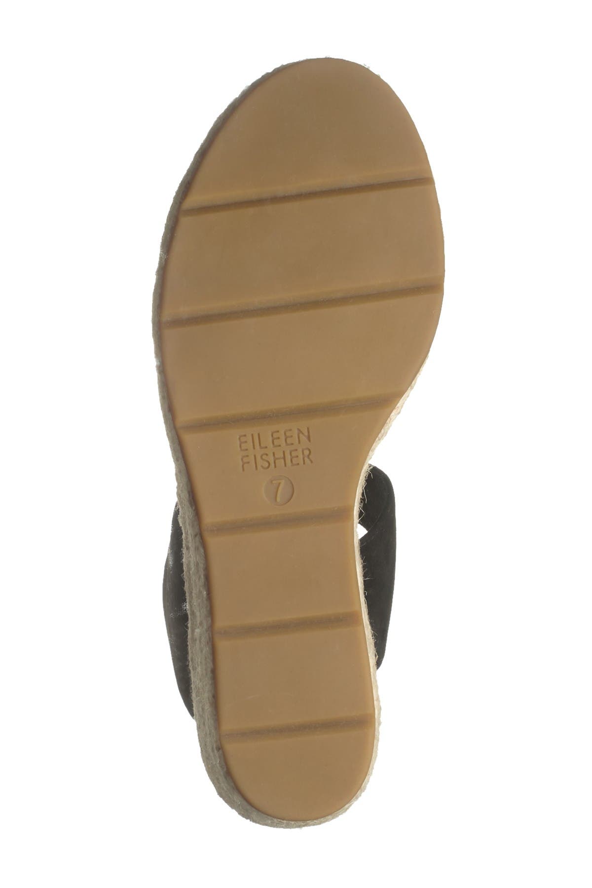 Eileen Fisher Agnes Espadrille Suede Wedge Sandal, Alternate, color, 