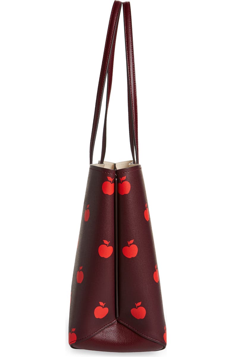 Kate Spade New York all day apple print tote bag, Alternate, color,