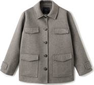 MANGO Wool Blend Jacket