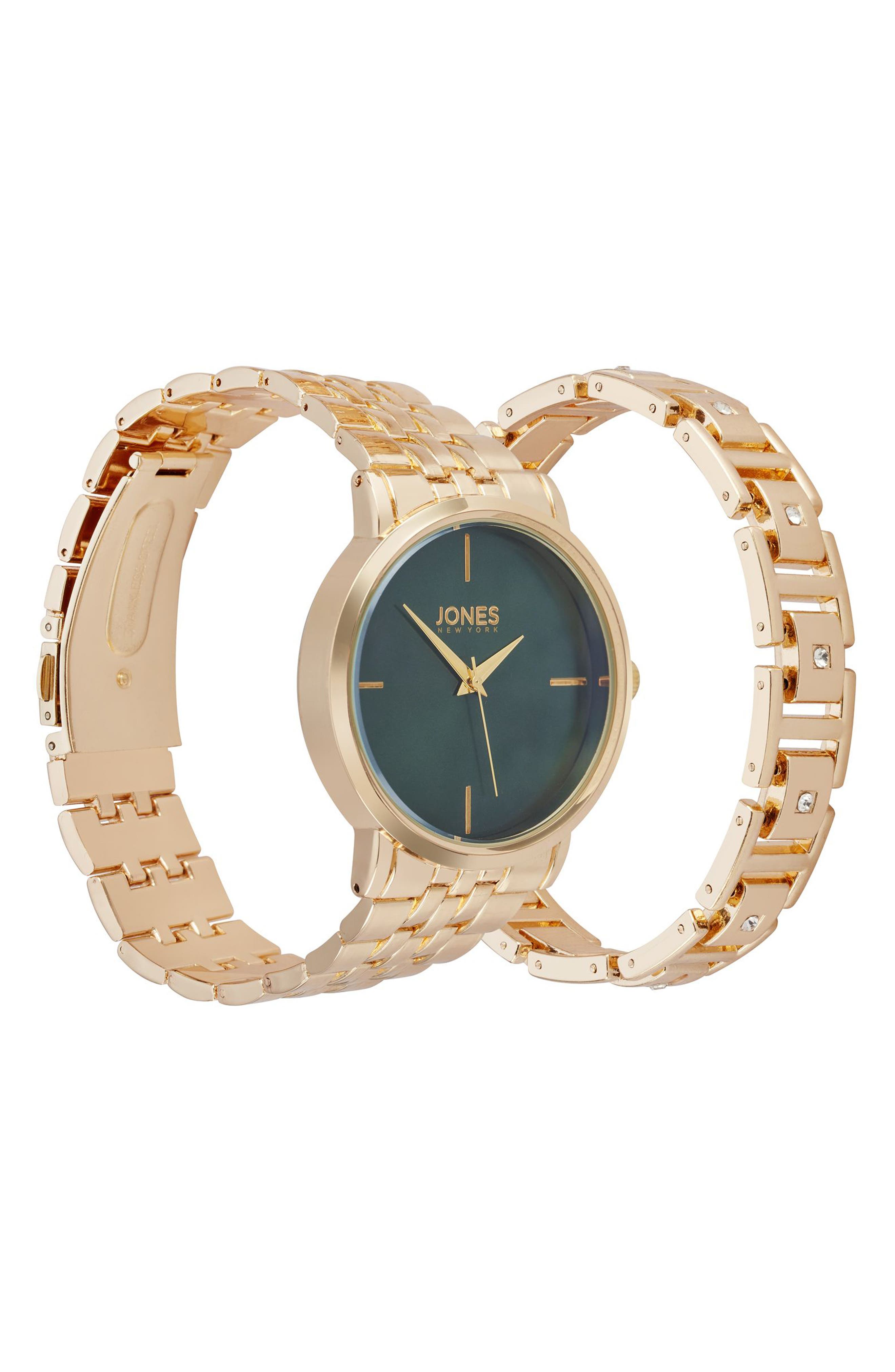 Jones New York Bracelet Watch & Bracelet Gift Set, 42mm | Nordstromrack